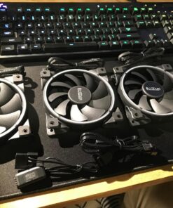 PCCOOLER 120mm Case Fan 3 Pack Moonlight Series, Computer Case Fan PWM High Performance Cooling PC Fans Dual Light Loop Quiet Fan/Multiple Light Modes with Controller for PC Cases 3IN1 74 71ydYNPn9DL