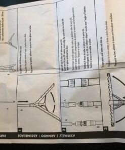 Household Essentials 5009-1 Collapsible Portable Indoor Tripod Clothes Drying Rack for Hanging Laundry | Silver and Blue Medium 38 71yeBNNAQL