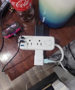 Anker USB Power Strip Surge Protector(300J), 5ft Extension Cord, Flat Plug, 331 Power Strip with 6 Outlets & 3 USB A Ports, Charging Station,for iPhone 15/15 Plus/15 Pro/15 Pro Max,TUV Listed White 26 71yeOpDvOWL 1