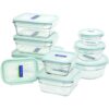 Glasslock 18-Piece Assorted Oven Safe Container Set Clear Assortment Set 18 71yf9ldO1ML
