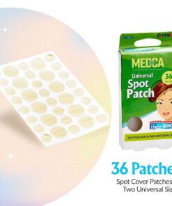 MEDca Acne Care Pimple Patch Absorbing Cover - Hydrocolloid Bandages (36 Count) Two Universal Sizes, Acne Spot Treatment for Face & Skin Spot Patch That Conceals Acne, Reduces Pimples and Blackheads 1 Count (Pack of 36) Round 2-sizes 20 71yfL9DUq1L