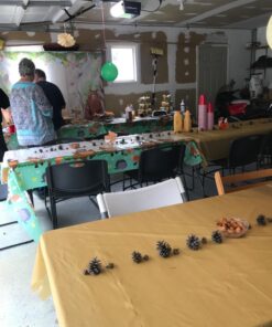 Sweet Baby Co. Neutral Sage Green Balloon Garland Kit Woodland Arch with Light Sage, Cocoa, Brown, Gold, White Balloons for Baby Shower Decorations, Hunter Jungle Theme Party Supplies, Safari Decor 61 71yg9VicFjL