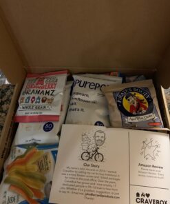 CRAVEBOX Healthy Snack Box (35 Count) Valentines Variety Pack Care Package Gift Basket Kid Men Women Adult Nuts Fruit Nutrition Assortment College 32 71ygH9JaN4L