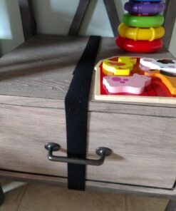 VELCRO Brand ONE-WRAP Double Sided Roll | 45 Ft x 1-1/2 In | Cut to Length Straps Heavy Duty | Bundling Ties Fasten to Themselves for Secure Hold, Black (91881) Hook and Loop Straps 49 71ygiiaKGYL