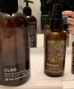 Benzoil - 3% Benzoyl Peroxide & 2% Tea Tree Oil Rapid Acne & Spot Treatment Serum - 70% Organic, Preservative-Free, Normal & Cystic Acne - 2 oz 21 71yhJ78BajL 1