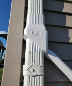 Oatey Mystic Rainwater Collection System, 2 in. x 3 in., Polyvinyl Chloride (PVC), White 46 71yiZkA3TSL