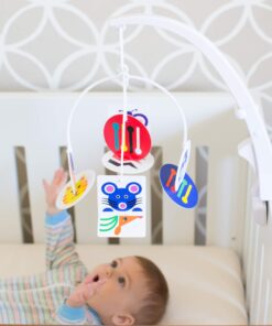 J.L. Childress Crib Mobile Attachment Clamp 18 Inch, Easy Attachment with Rubber Padding, Fits Traditional and Convertible Cribs, White 20 71yjQe9NSGL