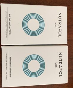 Nutrafol Men's Hair Growth Supplements, Clinically Tested for Visibly Thicker Hair and Scalp Coverage, Dermatologist Recommended - 1 Month Supply 63 71ykyTen1uL