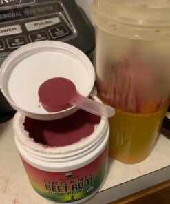 Organic Beet Root Powder - Ultra High Purity Super Food Beets Juice Powder. 100% Pure Nitric Oxide Boosting Beetroot Supplement. Keto, Paleo, Vegan Reds Superfood Rich in Polyphenols 50 71ylJCNM8L