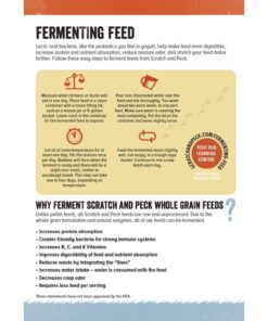 Scratch and Peck Feeds Organic Starter Mash Chick Feed - 10-lbs - 20.5% Protein, Non-GMO Project Verified, Naturally Free Chick Food 10 Pound (Pack of 1) 14 71yn8Z2GrsL