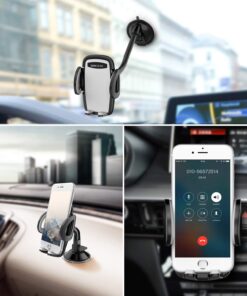 Alternative view of WixGear 3-in-1 Universal Car Phone Mount, Phone Holder for Car, Cell Phone Car Mount Air Vent Holder with Dashboard Mount and Windshield Mount for Cell Phones