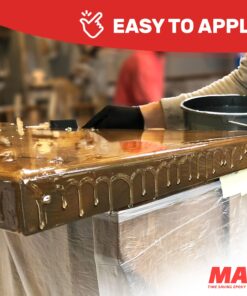 MAS Table Top Pro (2-Gallon Kit) | Crystal Clear Casting for DIY Arts and Crafts Projects | 2-Part Resin and Hardener Epoxy Kit | for Countertops, Wood Tables, Tabletops, Bar Tops, and More 2 Gallon 30 71ynS30FjbL