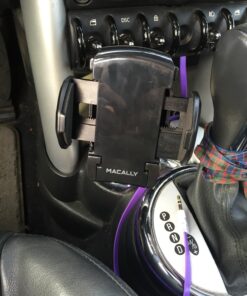 Macally Cup Phone Holder for Car Mount for Apple iPhone 11 Pro Max XS XS Max XR X 8 8+ 7 7 Plus 6s 6 5s SE, Samsung Galaxy S10 Plus S9 S8 Note, LG, Nexus, Google Pixel 3, Motorola, Smartphone (MCUP),Black 34 71ynjpIxsYL