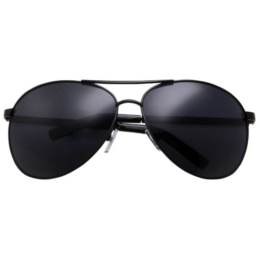 grinderPUNCH - Big XL Wide Frame Extra Large Aviator Sunglasses Oversized 148mm Black 62 Millimeters