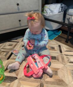 Fisher-Price Smart Purse Learning Toy with Lights Music and Smart Stages Educational Content for Babies and Toddlers, Pink 33 71yp7FYcPfL