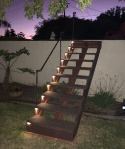 GIGALUMI 12 Pcs Solar Deck Lights, Bronze Finished Waterproof Led Solar Lamp for Outdoor Pathway, Yard, Patio, Stairs, Step and Fences. (Warm White) Warm White 35 71ypczl1RVL