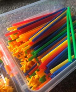 ZOZOPLAY Straw Constructor STEM Building Toys 400 Piece Straws and Connectors Building Sets Colorful Motor Skills Interlocking Plastic Engineering Toys Best Educational Toys Boy & Girl… 400piece 40 71ypzzlNgaL
