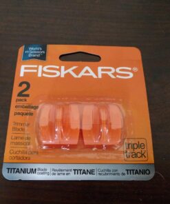 Fiskars TripleTrack Titanium Trimmer Replacement Blades - 2-Pack - High Profile Style I Blades - Arts and Crafts - Orange Triple Track Blades 36 71yrtbB8JYL