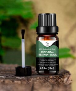Toenail Fungus Treatment Extra Strength with 25% Undecylenic Acid - Fungal Nail Treatment for Toe Nail & Fingernails - Antifungal Nail Repair Solution for Discoloured & Ingrown Nails – Made in USA 0.5 Fl Oz (Pack of 1) 41 71yrxl8512L 3
