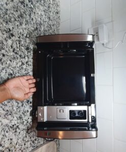 Hamilton Beach Electric Indoor Searing Grill with Viewing Window & Adjustable Temperature Control to 450F, 118 sq. in. Surface Serves 6, Removable Nonstick Grate, Stainless Steel Searing Grill with Window 97 71ysNLbLFHL 1