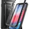 SUPCASE Unicorn Beetle Pro Series Case Designed, with Built-In Screen Protector Full-Body Rugged Holster Case for iPhone XR 6.1 Inch (2018 Release) (Black) Black 19 71ysPfqTQ5L