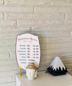 Cosco Business Hours Boutique Sign Static Cling Numbers Included 8 x 12 inches (098392) 11 71ysok7E74L