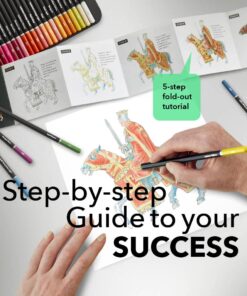 Castle Art Supplies 72 Watercolor Pencils Set | Vibrant Pigments for Blending, Drawing and Painting | For Adults, Hobbyists and Professionals I Protected and Organized in Presentation Tin Box 25 71ytBWogX L