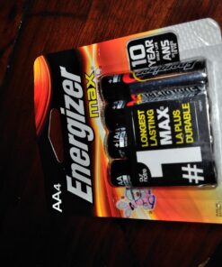 Energizer AA Batteries, Max Double A Battery Alkaline, 4 Count 33 71yu9 8gozL