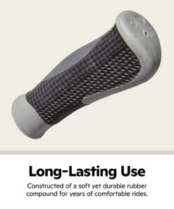 Schwinn Ergonomic Comfort Bike Grips, Fits Most Standard Bicycle Handlebars, Provide Extra Comfort and Improved Grip, Bike Parts and Accessories Black 27 71yuRgtmRL