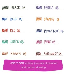 SAKURA Gelly Roll Gel Pens - Medium Point Ink Pen for Journaling, Art, or Drawing - Assorted Colored Ink - 10 Pack 10 Count (Pack of 1) 22 71yuw2AMGnL