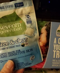 Seventh Generation Laundry Detergent Packs, Free & Clear, 90 Loads (2 pouches, 45 Ct EA) 29 71yvFJbnJJL