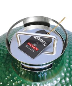 SMOKEWARE - Stainless Steel Flat Cap fits Big Green Egg & KJ Grills 8 71yvQHzM6NL