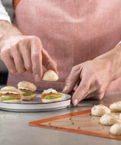 Silpat Perfect Macaron Non-Stick Silicone Baking Mat, 11-5/8" x 16-1/2", Orange 58 71yvWI tHxL