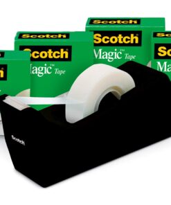 Scotch Magic Tape, 6 Rolls with Dispenser, Numerous Applications, Invisible, Engineered for Repairing, 3/4 x 1000 Inches, Boxed (810K6C38) 31 71yvefG1Z4L