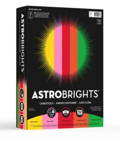 Neenah Paper 21003 Color Cardstock, 65lb, 8 1/2 x 11, Assorted, 250 Sheets Multi-colored Stock 19 71ywCz jCGL