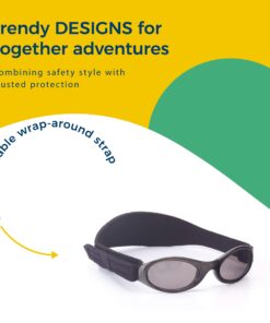 Baby Banz Sunglasses Infant Sun Protection – Ages 0-2 Years – The Best Sunglasses for Babies & Toddlers Midnight Black 25 71yx45rvfbL 4