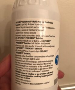 Opti-Free Puremoist Multi-Purpose Disinfecting Solution with Lens Case, 20 Fl Oz 24 71yxGClRErL