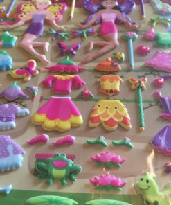 Melissa & Doug Puffy Sticker Pads Set: Fairy, Dress-Up, and Mermaid - 216 Reusable Stickers - Reusable Dress Up Doll Stickers, Restickable Puffy Stickers For Kids Ages 4+ 25 71yxRqHbsL 2
