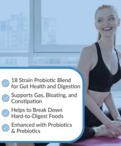 Instant Digest Complete 2-in-1 Probiotic Digestive Enzymes, 60 Capsules 7 71yxYdAPOdL