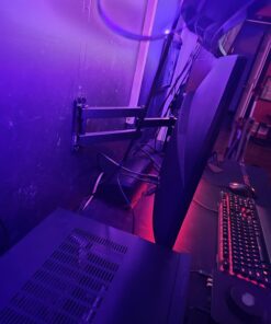 WALI TV Wall Mount Articulating LCD Monitor Full Motion 15 inch Extension Arm Tilt Swivel for Most 13 to 32 inch LED TV Flat Panel Screen with Mounting Holes up to 100x100mm (1330LM), Black 37 71yxyRNAAAL