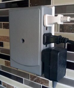 2 Side Entry 6-Way Electrical Socket Outlet Splitter In-Wall Tap Adapter In Grey 30 71yyqI3y3tL