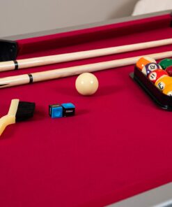 Triple Threat 6-ft 3-in-1 Multi Game Table with Billiards, Air Hockey, and Table Tennis 33 71yzExHKsL