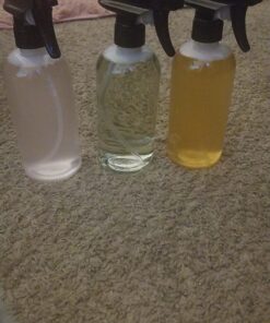 EPAuto Heavy Duty Chemical Resistant Spray Bottles with Sprayer (16 oz), Clear, 3-Pack Black 26 71yzzjZNcL