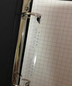 Five Star Loose Leaf Paper, Notebook Paper, Graph Paper, Reinforced Filler Paper, Fights Ink Bleed, 8.5 x 11, 100 Sheets (17012),White 1 Pack 47 71z IIl1H1L