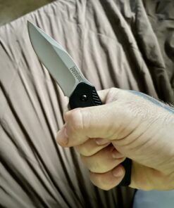 Kershaw Clash Pocketknife, 3" 8Cr13MoV Steel Drop Point Blade, Assisted One-Handed Flipper Opening, Folding Utility EDC 47 71z0MMbcxuL