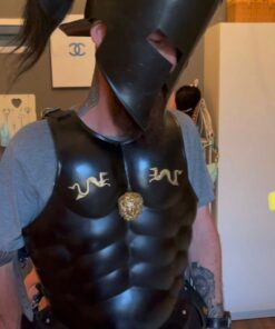 300 Spartan Helmet Maximus Muscle Armor & 300 Helmet & Leather Leg & ARM Guard 53 71z0ZLKAPiL