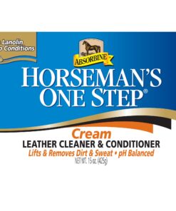 Alternative view of Absorbine Horseman’s One Step Leather Cleaner & Conditioner Cream, Vinyl/Leather Treatment to Clean, Protect, Restore & Prevent Dryness, 15oz