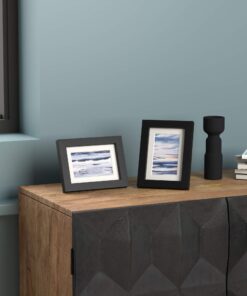 Amazon Basics 5" x 7" Rectangular Photo Picture Frame or 4" x 6" with Mat, 2-Pack, Black 5" x 7" 19 71z19JPz9VL