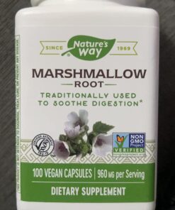 Nature's Way Premium Herbal Marshmallow Root 960 mg per serving 100 VCaps 32 71z1RHXTt4L