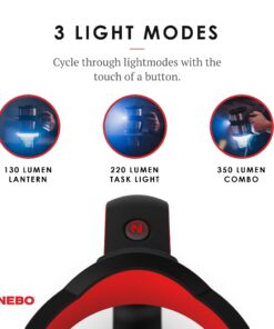 NEBO Stainless Steel 6668 GLOW - Light + Handle for your 30oz tumbler - YETI Rambler, Ozark Trail and more,Black, 1 Count (Pack of 1) Nebo Glow Tumbler Handle 28 71z30lCIpgL